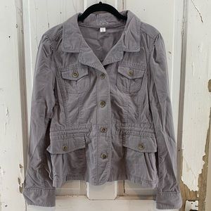 Loft Grey Lightweight Utility Jacket 10